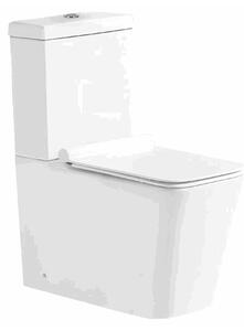 Mexen Cube WC compact și capac cu închidere lentă, Albă - 31014000