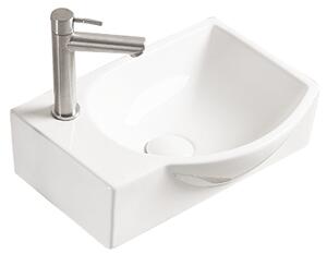 Mexen Mista chiuvetă blat dreapta 40 x 28 cm, Albă - 22174000R
