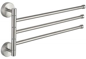 Mexen cuier triplu rotativ pentru prosoape, Crom - 7039243-00