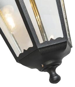 Lanterna de perete de exterior clasica neagra IP44 - New Orleans Down