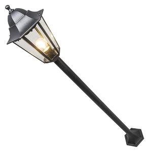 Lampa de exterior clasica in picioare neagra 125 cm IP44 - New Orleans