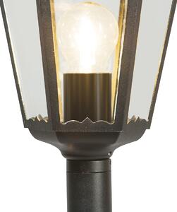 Lampa de exterior clasica in picioare neagra 125 cm IP44 - New Orleans