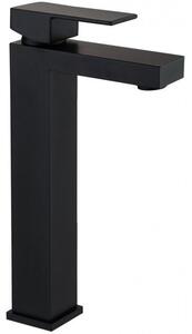 Mexen Cube baterie înaltă de chiuvetă, Neagră - 72910-70