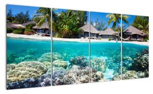 Marea în tropice - tablou (160x80cm)