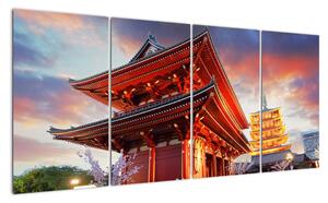 Tablou - templu în Japonia (160x80cm)