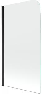 Mexen Felix paravan cadă 1-aripă70 x 140 cm, transparent, Neagră - 890-070-001-70-00