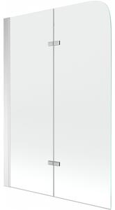 Mexen Felix paravan cadă 2-aripi80 x 140 cm, transparent, Crom - 890-080-002-01-00