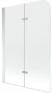 Mexen Felix paravan cadă 2-aripi100 x 140 cm, transparent, Crom - 890-100-002-01-00