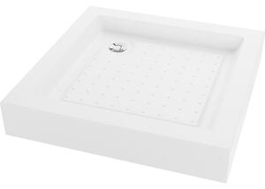 Mexen Rio cadă pentru duș pătrată 80 x 80 cm, Albă - 45108080