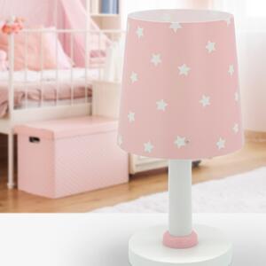 Dalber Star Light lampă de masă copii pink, Roz / Rosé, Camera copiilor, Plastic