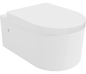 Mexen Sofia miska wc z deską wolnoopadającą twarda, Albă - 30798000