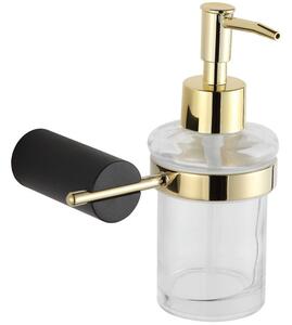 Mexen Aron dozator de săpun, Neagră/Aurie - 70881388-57