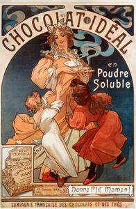 Reproducere Chocolate Ideal, Mucha, Alphonse Marie