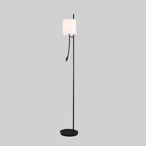 Lampadar LED TOKYO 1xE27/40W/230V + LED/3W negru/alb