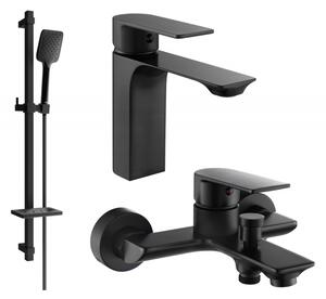 Mexen Alexa DQ62 set cadă, negru - 71203DQ62-70