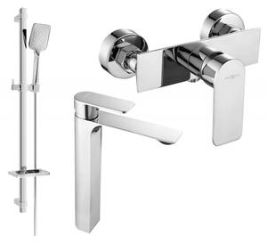 Mexen Alexa DQ62 set de duș, Crom - 71214DQ62-00