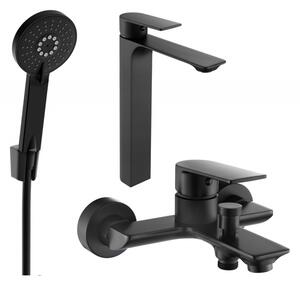 Mexen Alexa R40 set de baie, negru - 71213R40-70