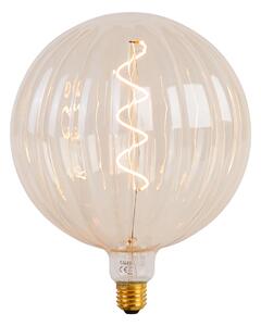 Lampă suspendată aurie 3 lumini cu LED chihlimbar reglabil - Cava Luxe