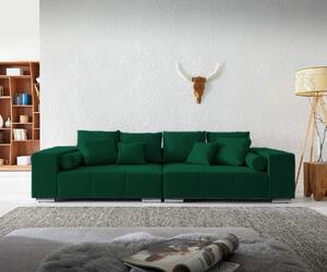 Canapea extensibilă cu ladă de depozitare Marbela Green XXL 290x110 cm