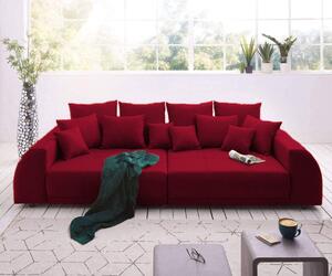 Canapea extensibilă cu 2 lazi de depozitare Big Sofa Verona Red 305x11