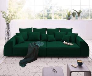 Canapea extensibilă cu 2 lazi de depozitare Big Sofa Verona Verde 305x