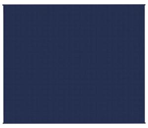 Pătură cu greutăți, albastru, 220x260 cm, 11 kg, textil