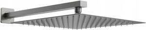 Mexen Slim pară de tip ploaie 25 x 25 cm cu braț de duș, Grafit - 79125112-66