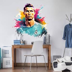 INSPIO-Autocolant textil - Autocolante de perete - Cristiano Ronaldo