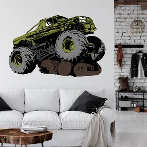 INSPIO-Autocolant textil - INSPIO-Producție cadouri și deco - Autocolant de perete - Monster Auto!