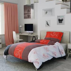 Lenjerie de pat din bumbac rosu, CLOTH Dimensiune lenjerie de pat: 70 x 90 cm | 140 x 220 cm
