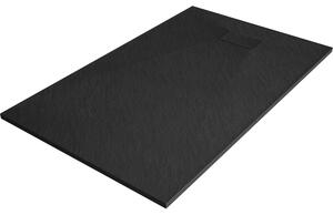 Mexen Hugo, cadă de duș dreptunghiulară SMC 140 x 70 cm, negru mat, 42707014