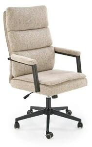 Scaun birou ADRIANO, bej, stofa clasica - Odin 28, 65x70x104/110 cm