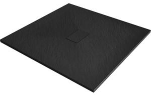 Mexen Hugo cadă pentru duș pătrată SMC 100 x 100 cm, Neagră - 42701010