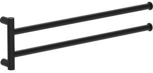 Mexen Loop, suport pentru prosoape 41 cm, negru mat, 70A71049-70
