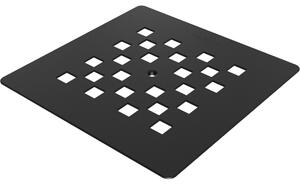Mexen Stone+ mască pentru cădița de duș, Neagră - 44910070