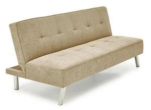Canapea extensibila CARLITO, bej, stofa clasica/metal, 173x83/97x80 cm