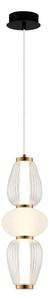 Lustru LED suspendat pe cablu SHINY LED/17W/230V alb/auriu