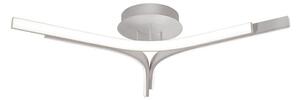 Lustră LED aplicată ALTA LED/30W/230V argintie