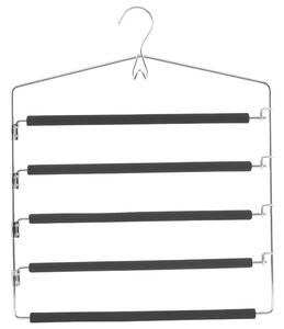 Cârlig pentru pantaloni, haine, 5 umerașe, ZELLER