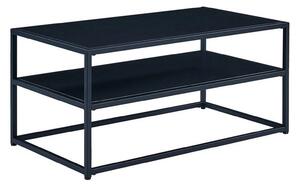 Masuta cafea Symphony A, negru, PAL laminat/metal, 90x50x42 cm
