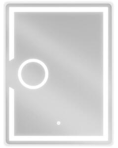 Mexen Onyx oglindă iluminată de baie cu oglindă cosmetică 60 x 80 cm, LED 6000K, anti aburire - 9813-060-080-611-00