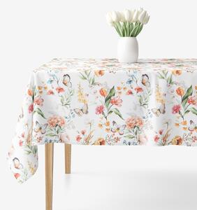 Goldea față de masă decorativă valencia - pajiște cu fluturi 80 x 80 cm