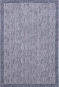 Covor albastru închis din lână 200x300 cm Linea – Agnella