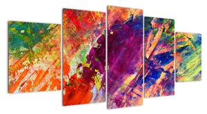 Tablou abstract în culori (150x70cm)