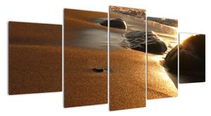 Tablou - plaja de nisip (150x70cm)