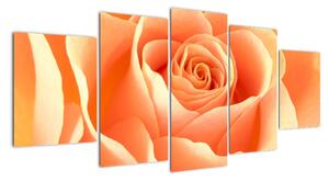 Tablou - trandafiri portocalii (150x70cm)