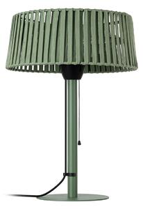 Încălzitor de masă Pyravo, verde, aluminiu, înălțime 70 cm, IP44 - Lucande Lucande, Pyravo, Verde, Metal, Modern