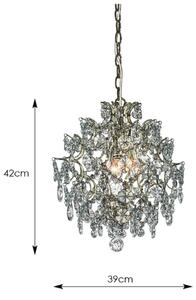 Markslöjd 100524 - Lustră pe lanț ROSENDAL 3xE14/40W/230V