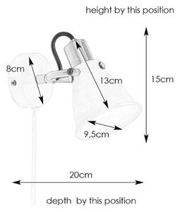 Markslöjd 107857 - Aplică perete spot ALTON 1xE14/40W/230V