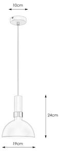 Markslöjd 106974 - Lustră pe cablu LARRY 1xE27/60W/230V negru/auriu